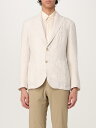 【土日限定1000円OFF】 マニュエル・リッツ MANUEL RITZ ジャケット メンズ Jackets 3832G2728L253127 Yellow Cream 関税 送料無料 ラッピング無料 2025SS gi