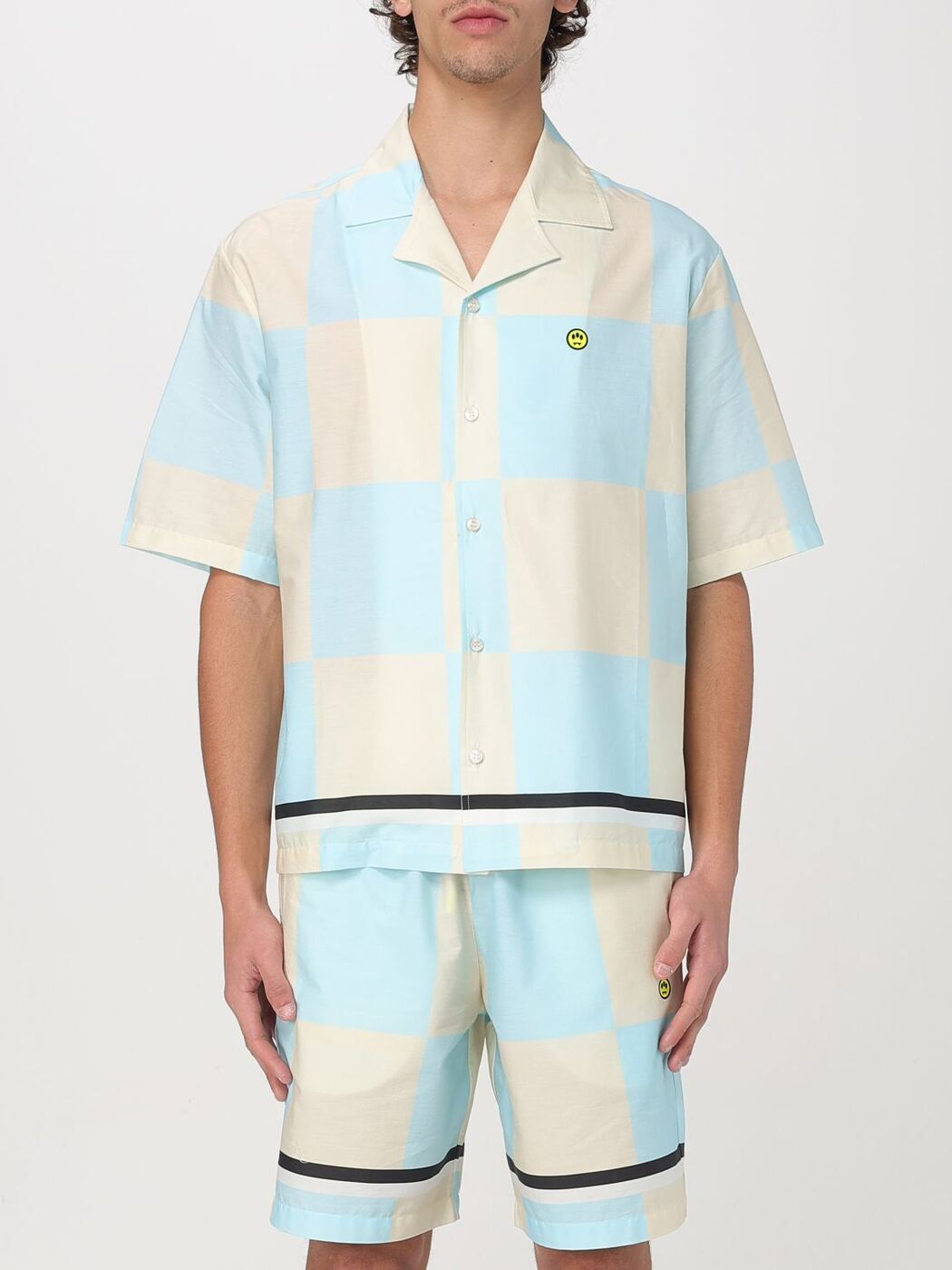 Х BARROW   ١ Shirts S5BWUASI075 Cream  ̵ åԥ̵ 2025S...