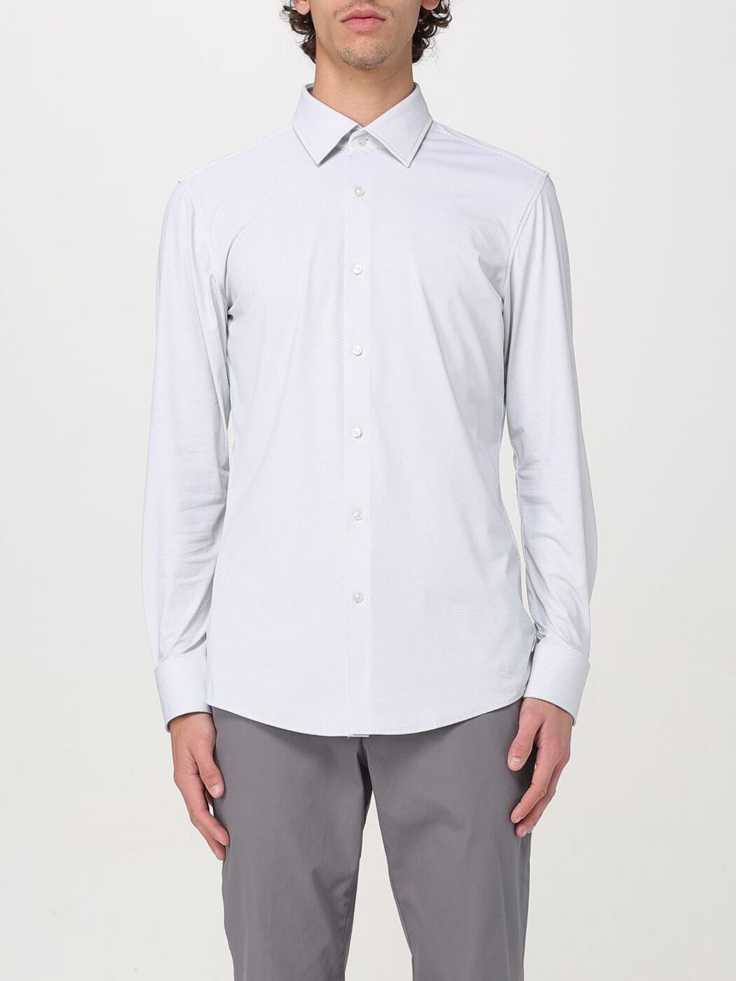 ܥ BOSS   졼 Shirts 50533395 Grey  ̵ åԥ̵ 2025SS gi