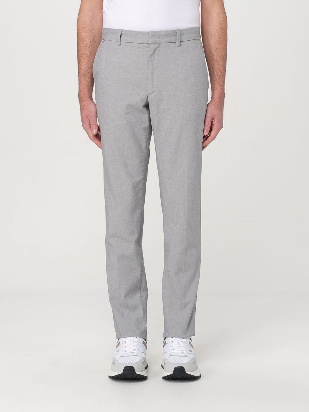 ܥ BOSS ܥ ѥ  졼 Trousers 50543128 Grey  ̵ åԥ̵ 2025SS ...