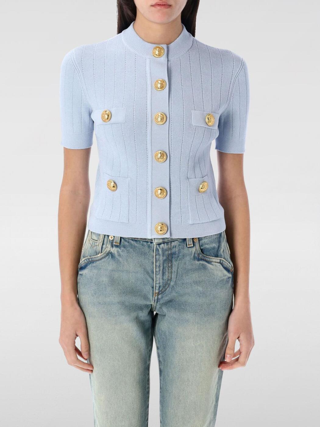 1000OFF!! Хޥ BALMAIN  ˥åȥ ǥ Knitwear EF1KL023KB07 ...