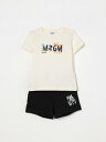 エムエスジーエム MSGM KIDS トラックスーツ セットアップ ベビーウェア ベビーユニセックス ベージュ Tracksuits S5MSNBTR299 Cream 関税 送料無料 ラッピング無料 2025SS gi