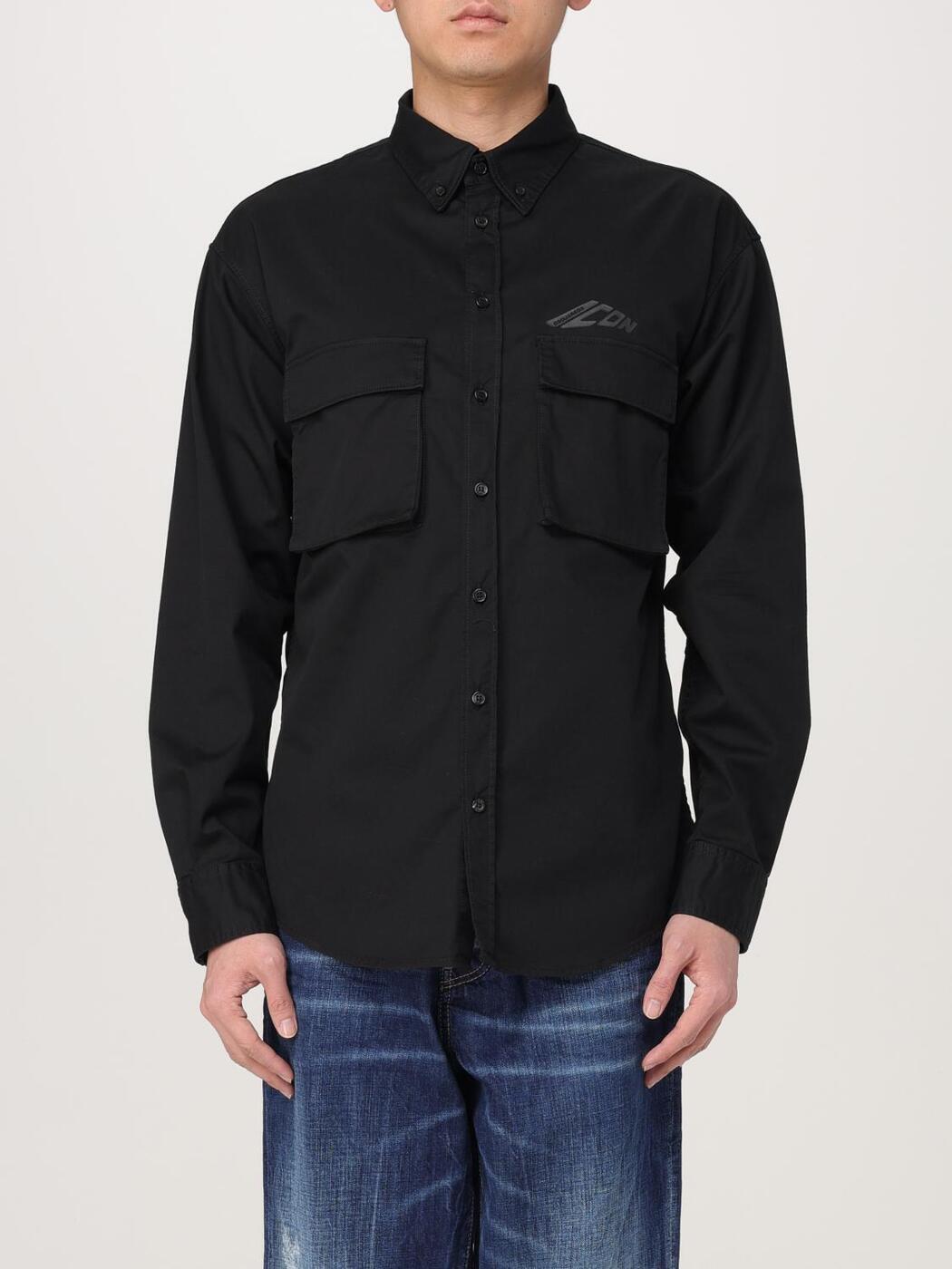 ǥ DSQUARED2   ֥å Shirts S79DL0055S35175 Black  ̵ ...