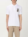 モスキーノ MOSCHINO ポロシャツ メンズ ホワイト Polo shirts 16010242 White 関税 送料無料 ラッピング無料 2025SS gi