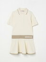 モンクレール MONCLER ロングドレス ドレス ガールズ Long dresses 8I00001899YV Yellow Cream 関税 送料無料 ラッピング無料 2025SS gi