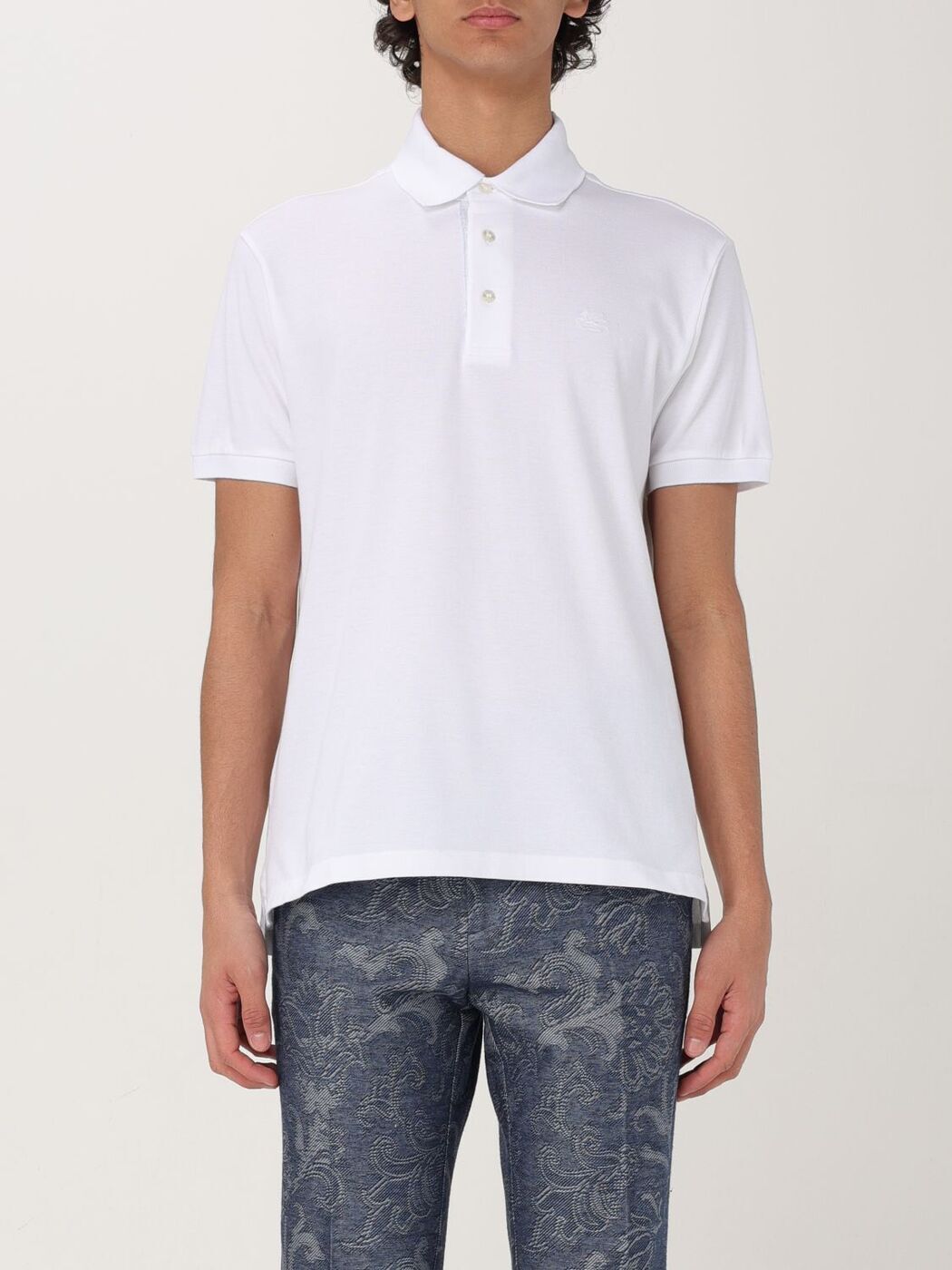 ȥ ETRO ݥ  ۥ磻 Polo shirts MRMD0005AC274 White  ̵ åԥ̵...