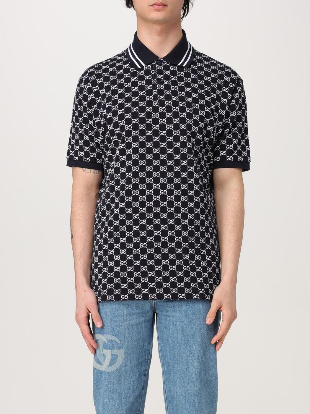 楽天市場】Gucci グッチ(カラーネイビー)(ポロシャツ 楽天市場】Gucci グッチ(カラーネイビー)(ポロシャツ