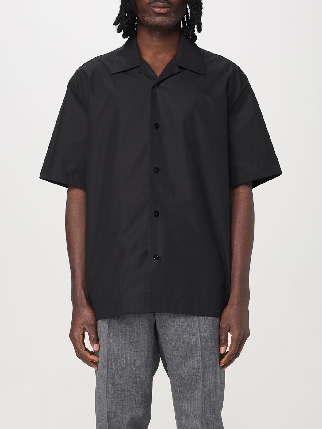 『Jil Sander』ボタン付き半袖シャツ 楽天市場】JIL SANDER ジルサンダー(カジュアルシャツ