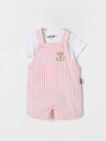モスキーノ MOSCHINO セットアップ オールインワン ボーイズ ホワイト Jumpsuits MUG01DLME05 White 関税 送料無料 ラッピング無料 2025SS gi