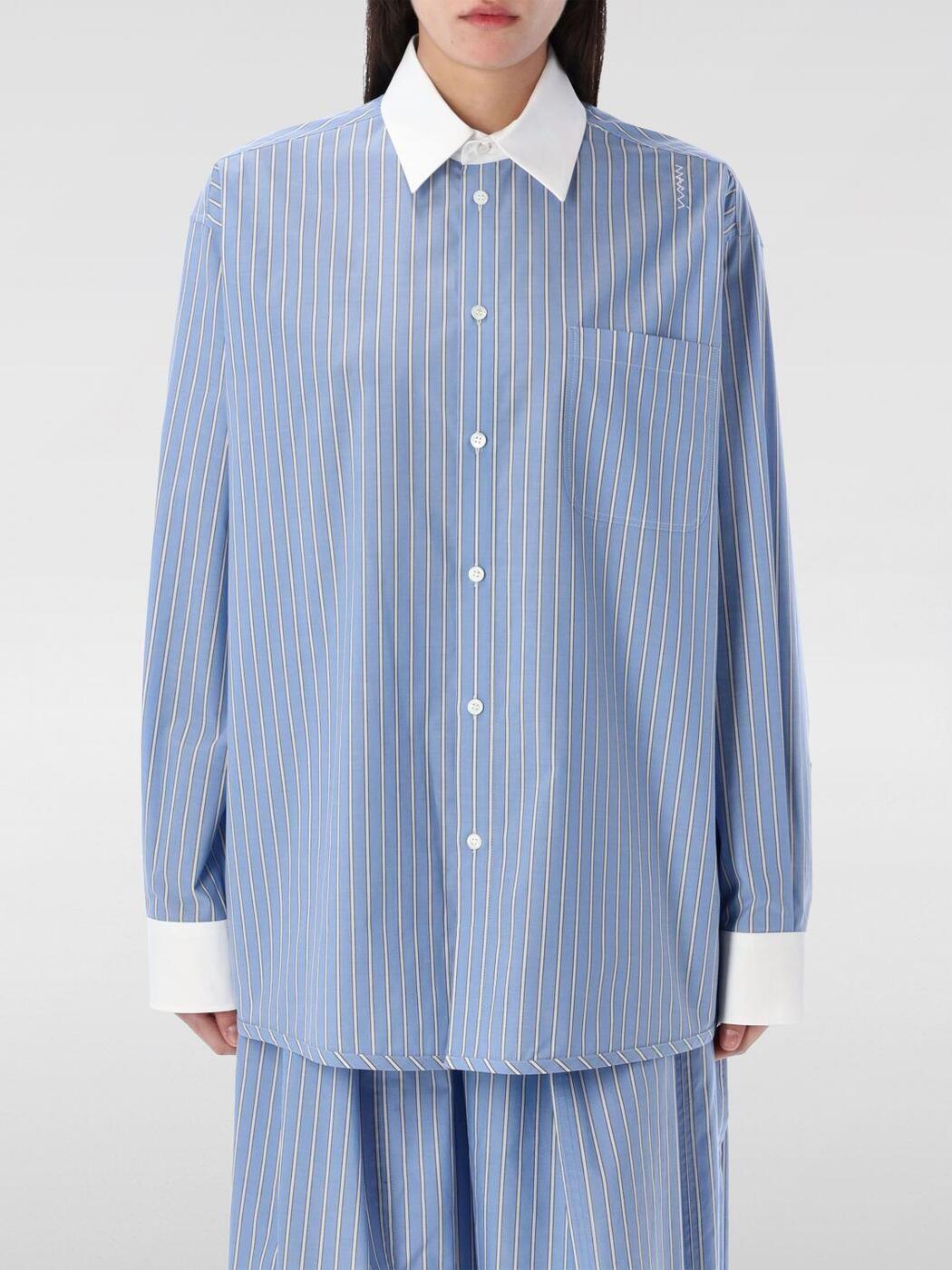 マルニ MARNI シャツ レディース ブルー Shirts CAMA0505QSUTC455 Blue 関税 送料無料 ラッピング無料 2025SS giのサムネイル