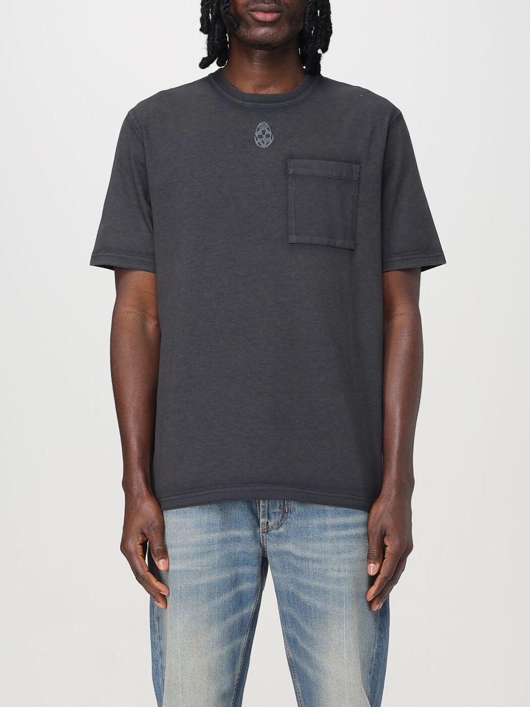쥭 ޥå ALEXANDER MCQUEEN T  ֥å T-shirts 815068QTAC6 Bl...