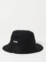 【本日ポイント4倍!!】 エムエスジーエム MSGM ハット 帽子 ガールズ ブラック Hats S5MSJGCT195 Black 関税 送料無料 ラッピング無料 2025SS gi