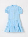 【土日限定1000円OFF】 ポロ・ラルフローレン POLO RALPH LAUREN ロングドレス ドレス ガールズ ブルー Long dresses 312964281002 Blue 関税 送料無料 ラッピング無料 2025SS gi