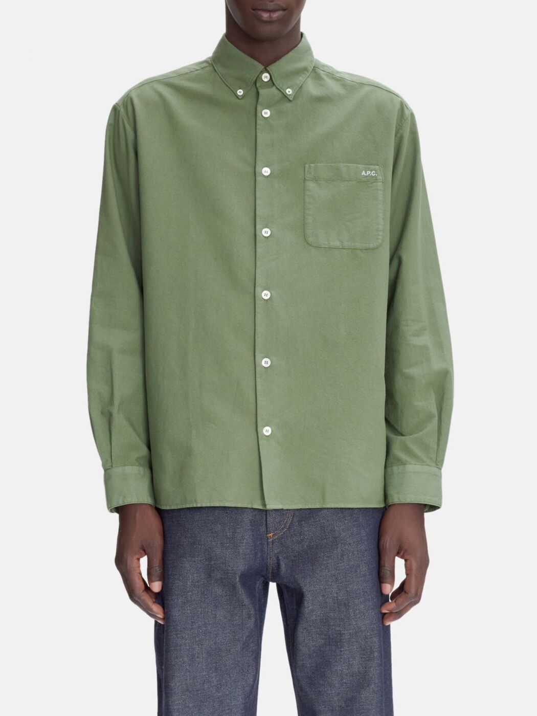 ڡ A.P.C.   ꡼ Shirts COHAHH12599 Green  ̵ åԥ̵ 20...