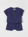 TEDDY & MINOU トラックスーツ セットアップ ベビーウェア ベビーユニセックス ブルー Tracksuits E25CP006C0070 Blue 関税 送料無料 ラッピング無料 2025SS gi