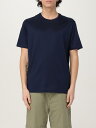 【土日限定1000円OFF】 ポール アンド シャーク PAUL & SHARK Tシャツ メンズ ブルー T-shirts 25411015 Blue 関税 送料無料 ラッピング無料 2025SS gi