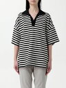 【本日ポイント4倍!!】 ドンダップ DONDUP ポロシャツ レディース ホワイト Polo DS027JF0353DXXX White 関税 送料無料 ラッピング無料 2025SS gi