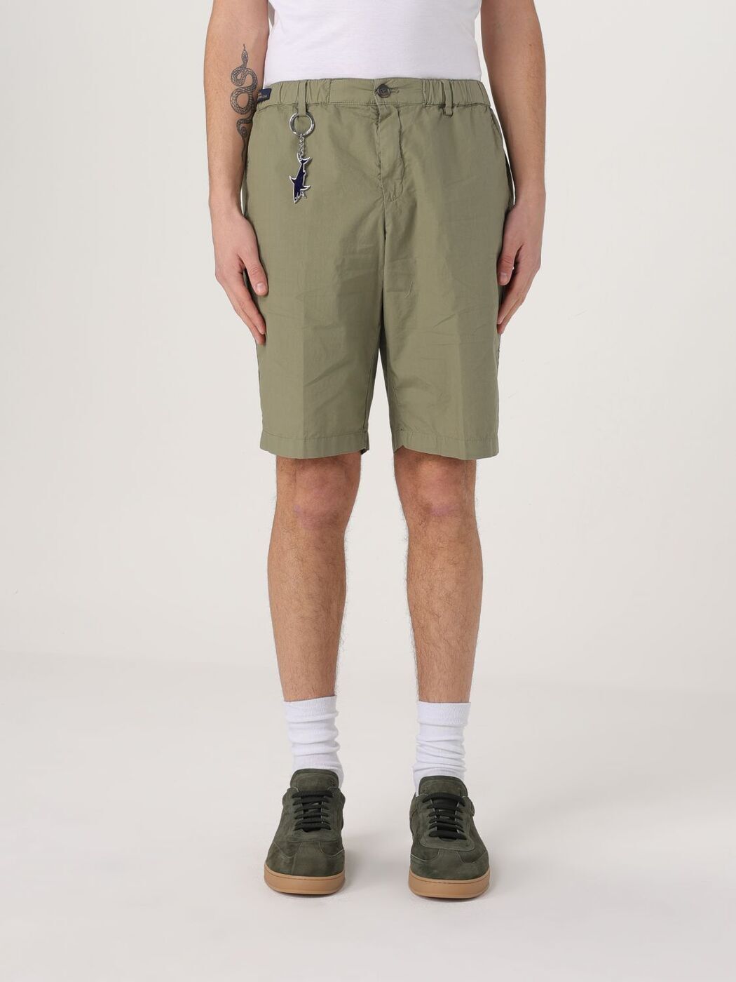 ݡ  㡼 PAUL & SHARK 硼  ꡼ Shorts 25414026 Green  ̵ ...