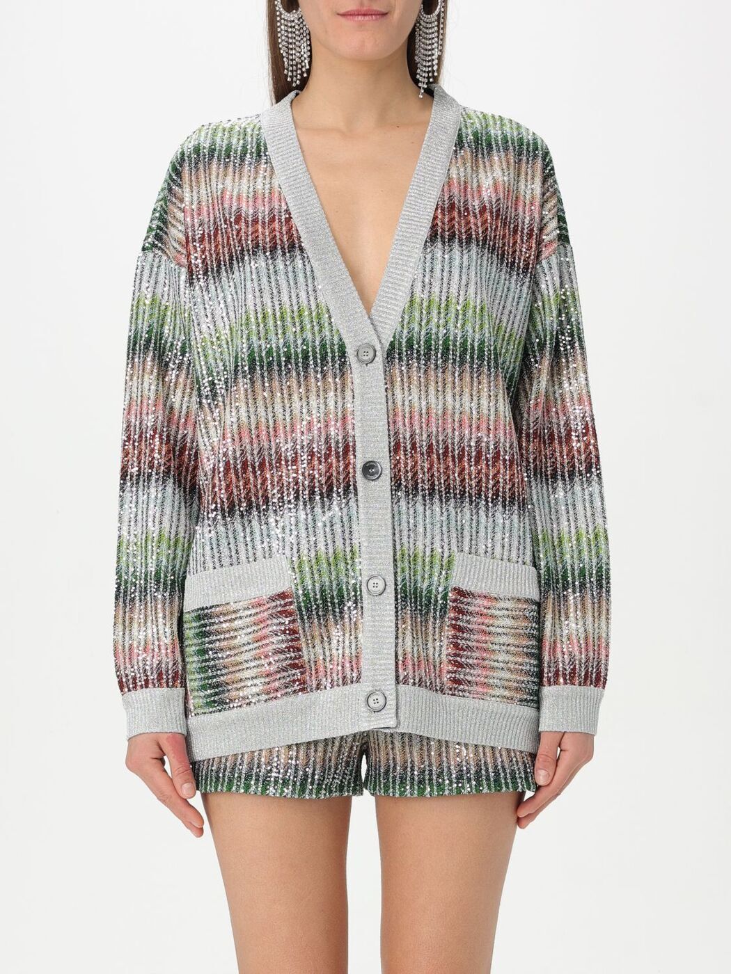 ߥå MISSONI  ˥åȥ ǥ ꡼ Knitwear DS25SM0IBC0051 Green  ...
