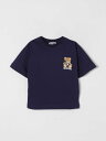 モスキーノ MOSCHINO ロングスリーブTシャツ Tシャツ ボーイズ ネイビー Long sleeve t-shirts HPM050LAA03 Navy 関税 送料無料 ラッピング無料 2025SS gi