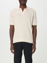 パオロペコラ PAOLO PECORA ポロシャツ メンズ Polo shirts A037F300 Yellow Cream 関税 送料無料 ラッピング無料 2025SS gi