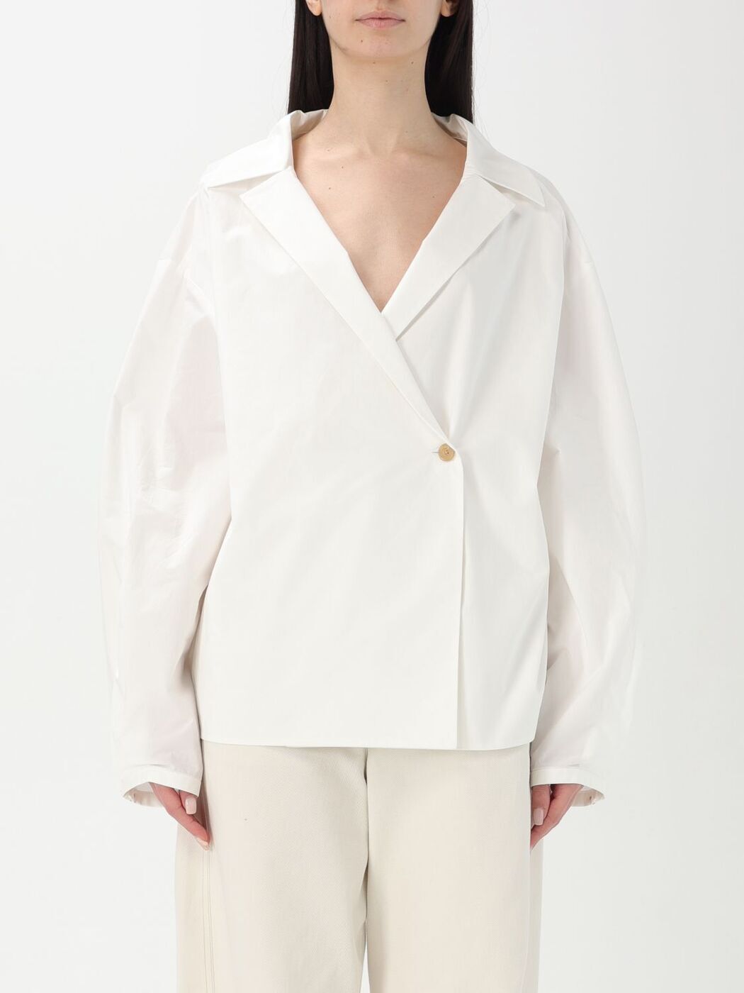  KHAITE  ǥ ۥ磻 Shirts 2371148 White  ̵ åԥ̵ 2025SS ...