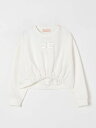 エリザベッタ フランキ ELISABETTA FRANCHI LA MIA BAMBINA クルーネックジャンパー ニットウェア ガールズ Crew neck jumpers EFFE1430FF002 Yellow Cream 関税 送料無料 ラッピング無料 2025SS gi
