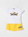 モスキーノ MOSCHINO パジャマ セットアップ ガールズ Nightwear MAG01GLCA19 White 1 関税 送料無料 ラッピング無料 2025SS gi
