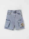 モスキーノ MOSCHINO ショートパンツ パンツ ショーツ ボーイズ ブルー Shorts HUQ023L0E08 Blue 関税 送料無料 ラッピング無料 2025SS gi