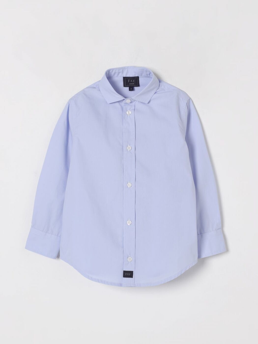 楽天BRANDSHOP・クラージュ楽天市場店フェイジュニア FAY JUNIOR シャツ ボーイズ Casual shirts FW5Q20P0013 Gnawed Blue 関税 送料無料 ラッピング無料 2025SS gi