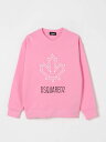 ディースクエアード DSQUARED2 クルーネックジャンパー ニットウェア ボーイズ ピンク Crew neck jumpers DQ2786D0A9U Pink 関税 送料無料 ラッピング無料 2025SS gi
