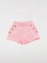 バルマン BALMAIN ショートパンツ パンツ ショーツ ガールズ ピンク Shorts BW6A19Z0114 Pink 関税 送料無料 ラッピング無料 2025SS gi