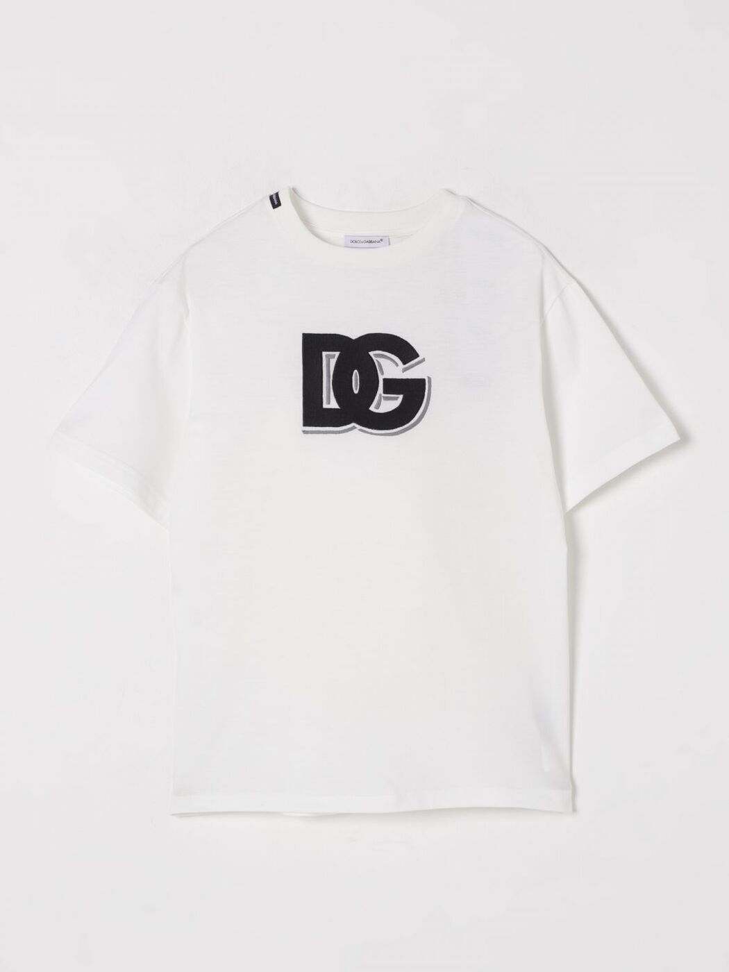 楽天BRANDSHOP・クラージュ楽天市場店ドルチェ＆ガッバーナ DOLCE&GABBANA ロングスリーブTシャツ Tシャツ ボーイズ ホワイト Long sleeve t-shirts L4JTHVG7O0P White 関税 送料無料 ラッピング無料 2025SS gi