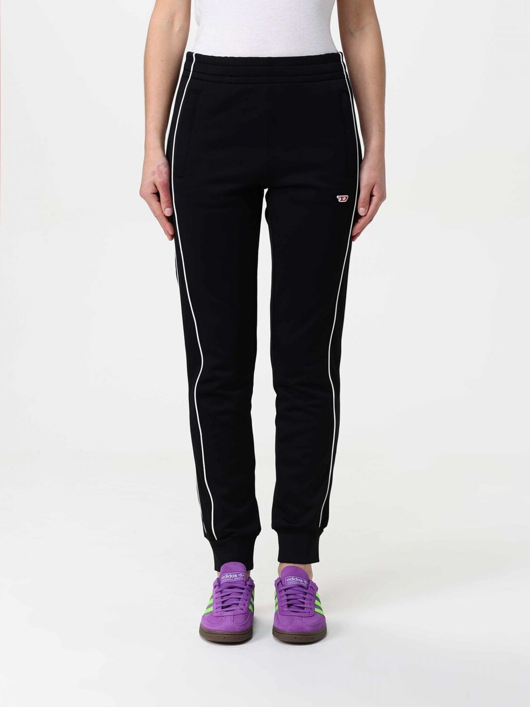 ǥ DIESEL ܥ ѥ ǥ ֥å Trousers A150400DLAA Black  ̵ åԥ̵ 2025SS gi