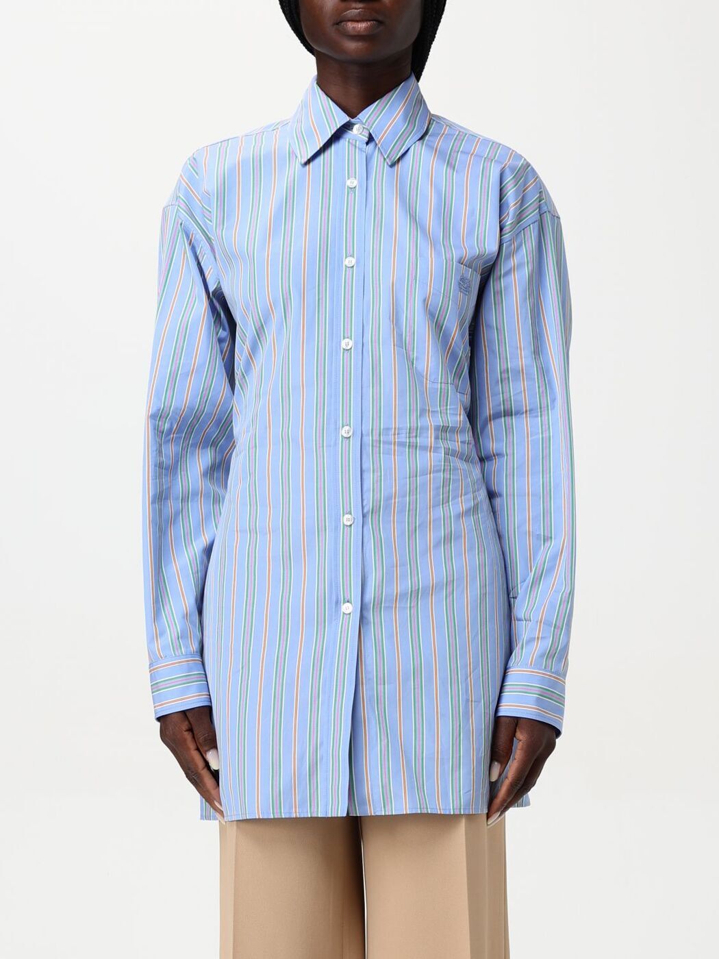 ݥ4!! ȥ ETRO  ǥ Shirts WRIA005699TR576 Gnawed Blue  ...