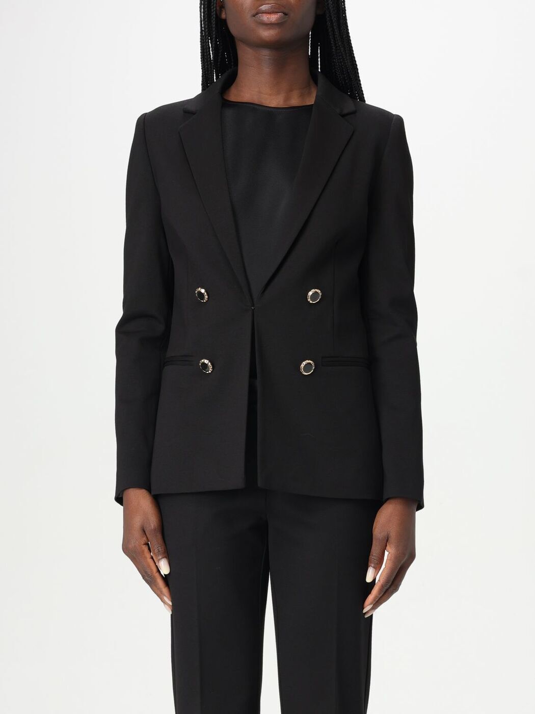 ĥ󥻥å TWINSET ĥ㥱å  㥱å ǥ ֥å Suit Jackets 251TP2139 Bl...