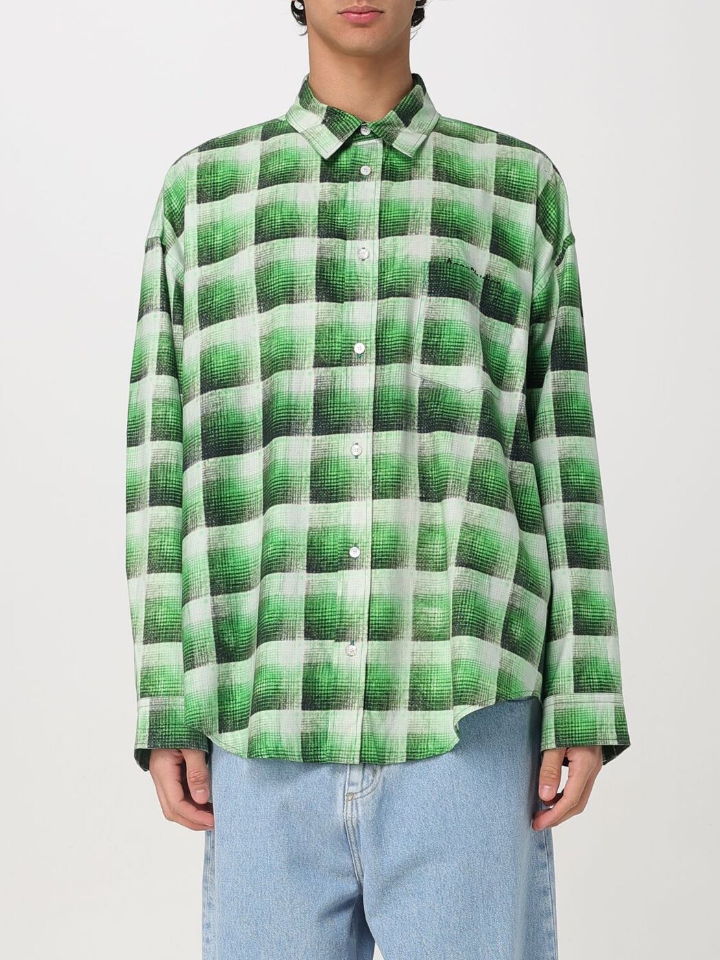  ȥǥ ACNE STUDIOS   ꡼ Shirts BB0615 Green  ̵ åԥ...