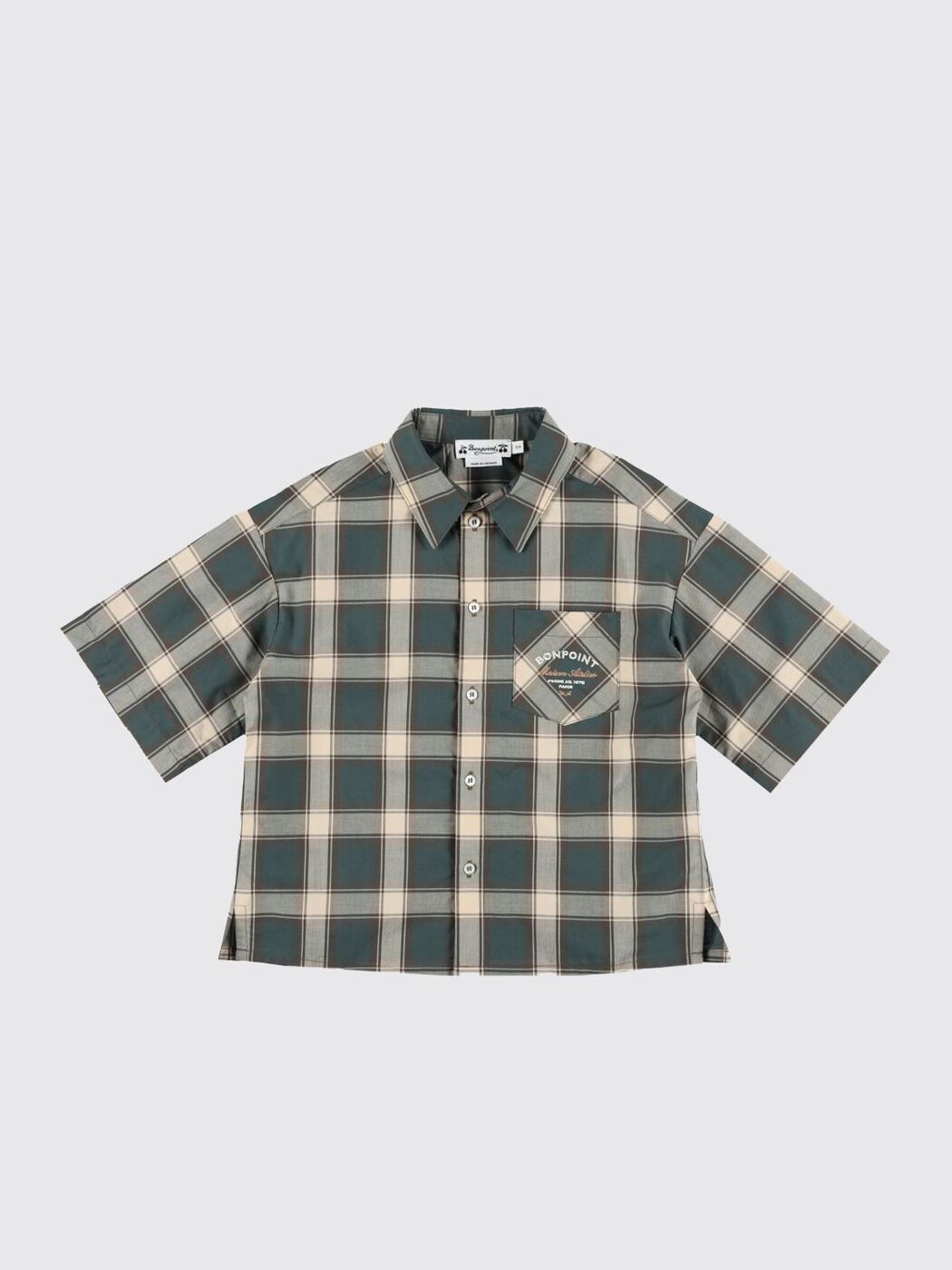 楽天BRANDSHOP・クラージュ楽天市場店【1000円OFFクーポン配布中!!】 ボンポワン BONPOINT シャツ ボーイズ グレー Casual shirts S05BSHW00028 Grey 関税 送料無料 ラッピング無料 2025SS gi