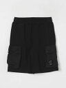 【本日ポイント4倍!!】 シーピーカンパニー C.P. COMPANY ショートパンツ パンツ ショーツ ボーイズ ブラック Shorts CUQ00ELCA69 Black 関税 送料無料 ラッピング無料 2025SS gi