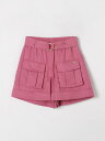 【本日ポイント4倍!!】 ツインセット TWINSET ショートパンツ パンツ ショーツ ガールズ オレンジ Shorts 251GJ2461 Orange 関税 送料無料 ラッピング無料 2025SS gi