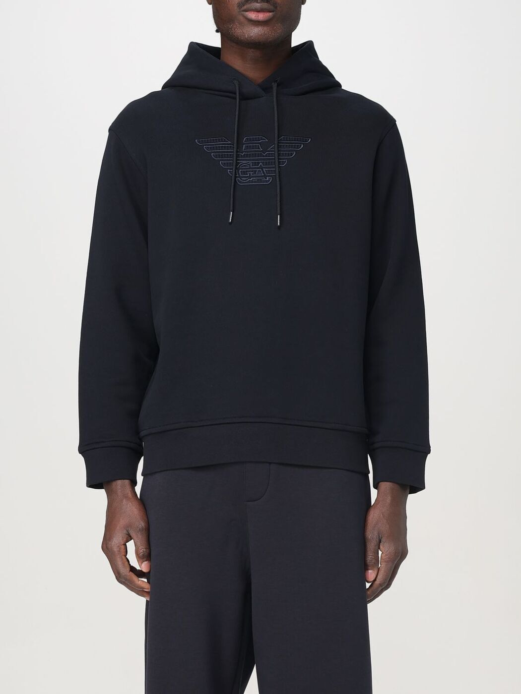 ݥꥪ ޡ EMPORIO ARMANI åȥ ȥ졼ʡ  ֥롼 Sweatshirts 6D1M961J...