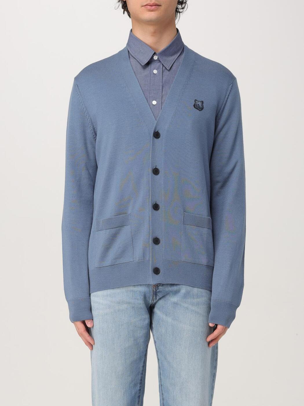 ᥾ ĥ MAISON KITSUNE  ˥åȥ  ֥롼 Knitwear MM00509KT1036 Blue...