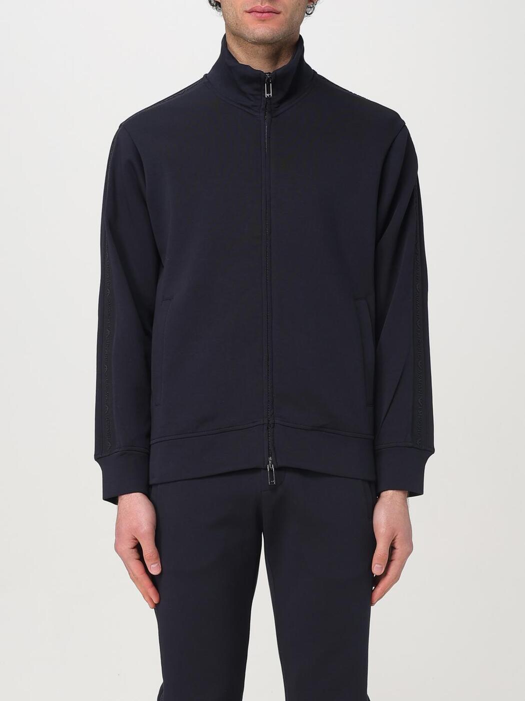 ݥꥪ ޡ EMPORIO ARMANI åȥ ȥ졼ʡ  ֥롼 Sweatshirts 6D1MA81J...