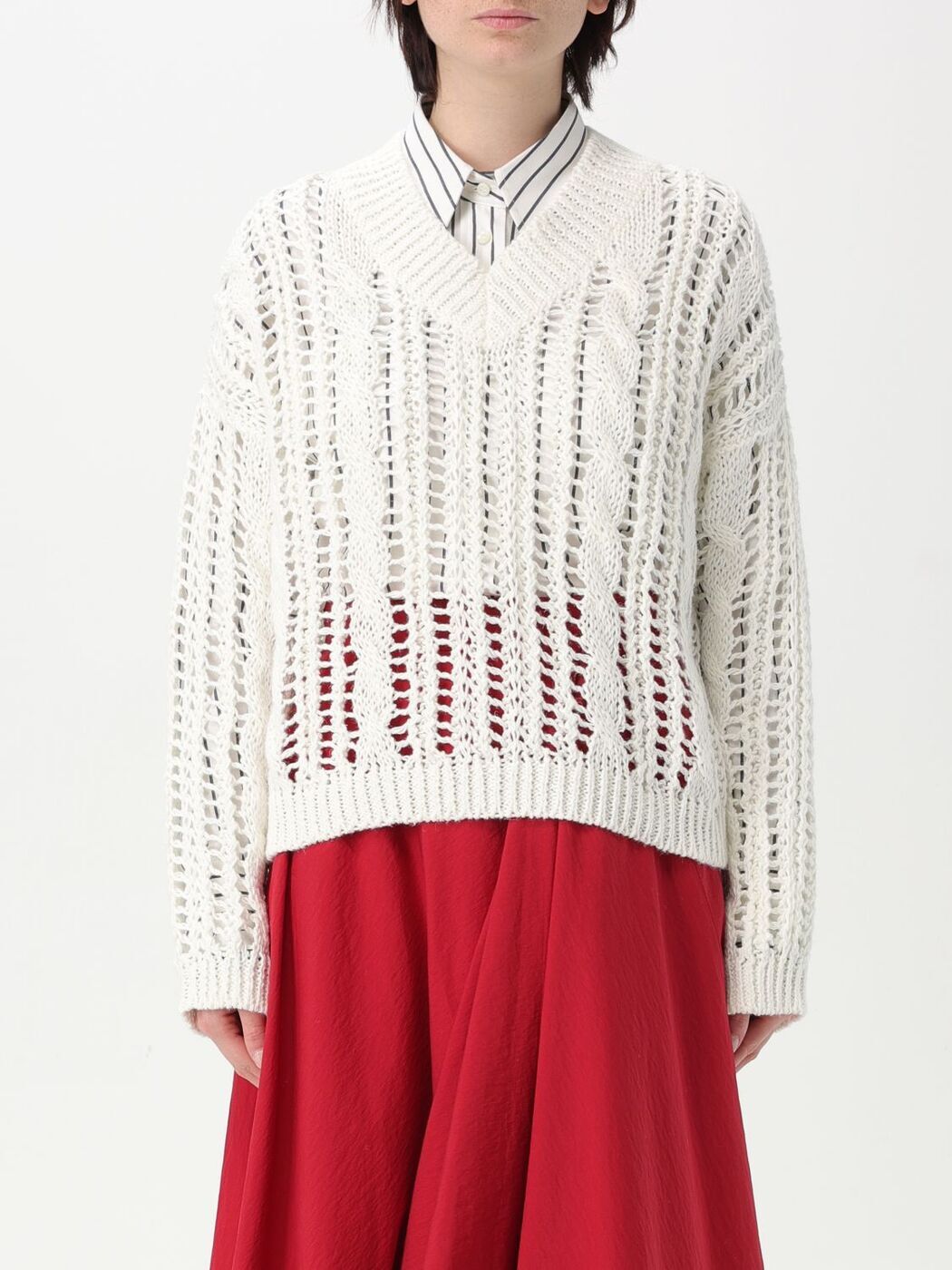 1000OFF!! ֥ͥͥ BRUNELLO CUCINELLI  ˥åȥ ǥ ۥ磻 Kn...