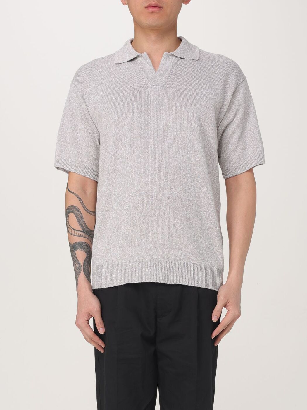 ǥ LARDINI ݥ  졼 Polo shirts ESLPMC91ES64036 Grey  ̵ ...
