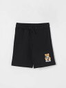 モスキーノ MOSCHINO ショートパンツ パンツ ショーツ ボーイズ ブラック Shorts HUQ02ALCA19 Black 関税 送料無料 ラッピング無料 2025SS gi