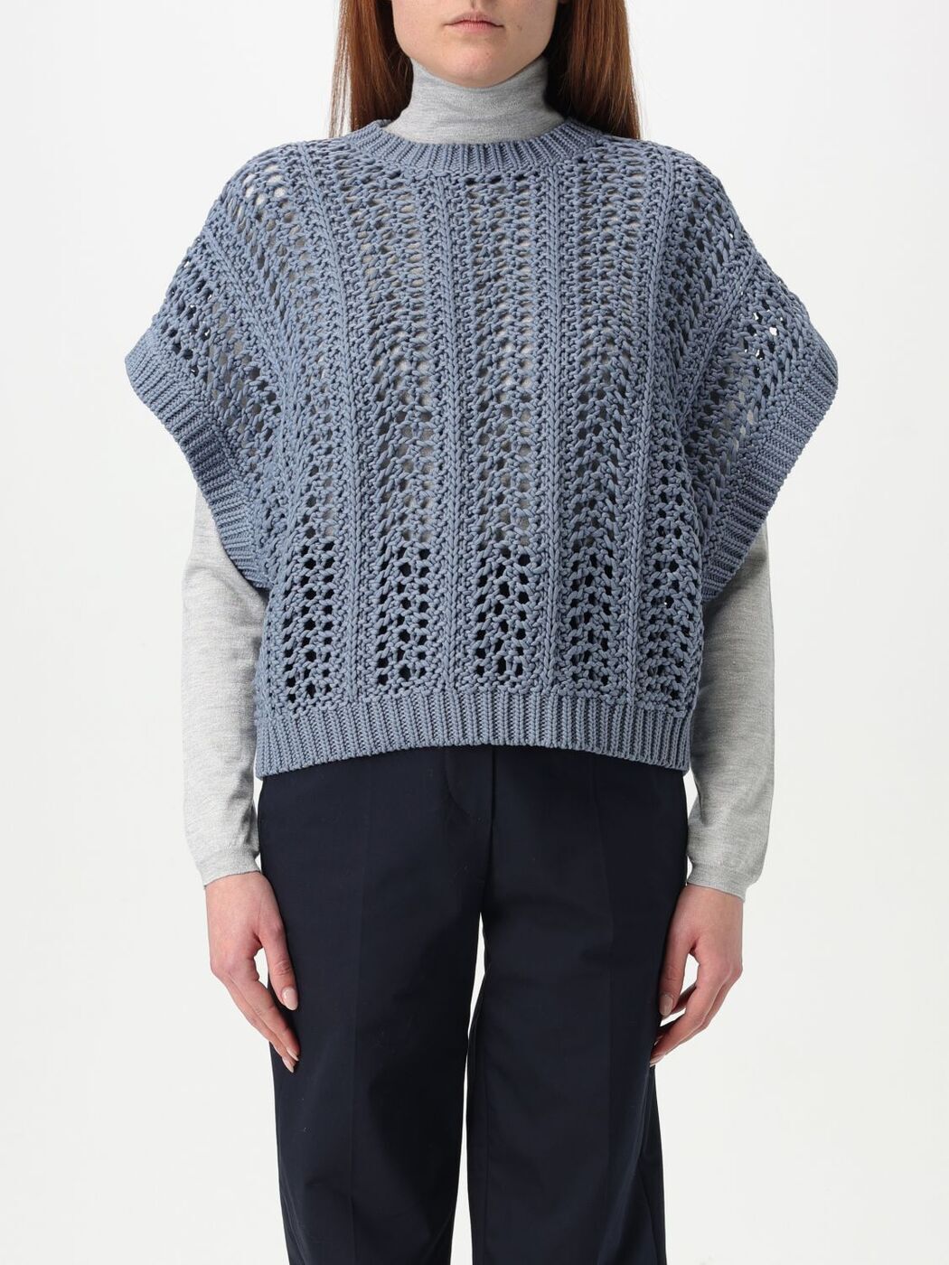 ֥ͥͥ BRUNELLO CUCINELLI  ˥åȥ ǥ Knitwear M8E389100 Avion...