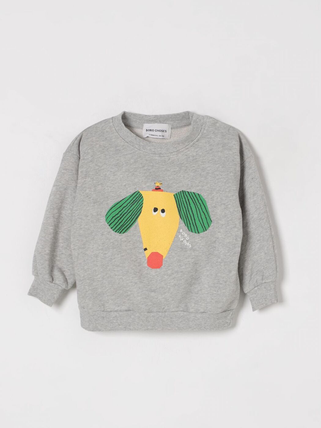 ܥܥ硼 BOBO CHOSES T ȥåץ ٥ӡ˥å 졼 T-shirt 125AB029 Grey  ...