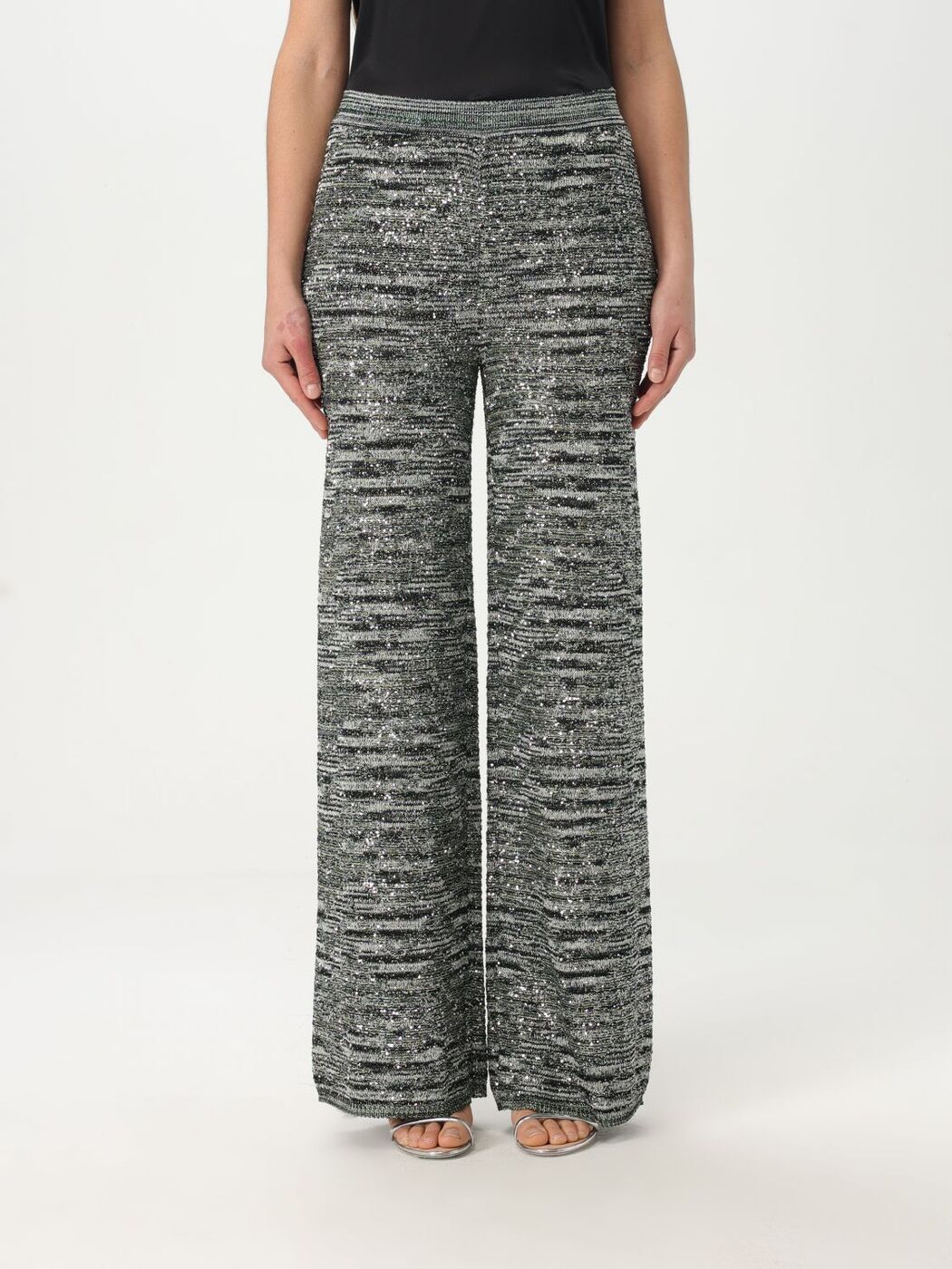 ߥå MISSONI ܥ ѥ ǥ ꡼ Trousers DS25SI0GBK045B Green  ̵...