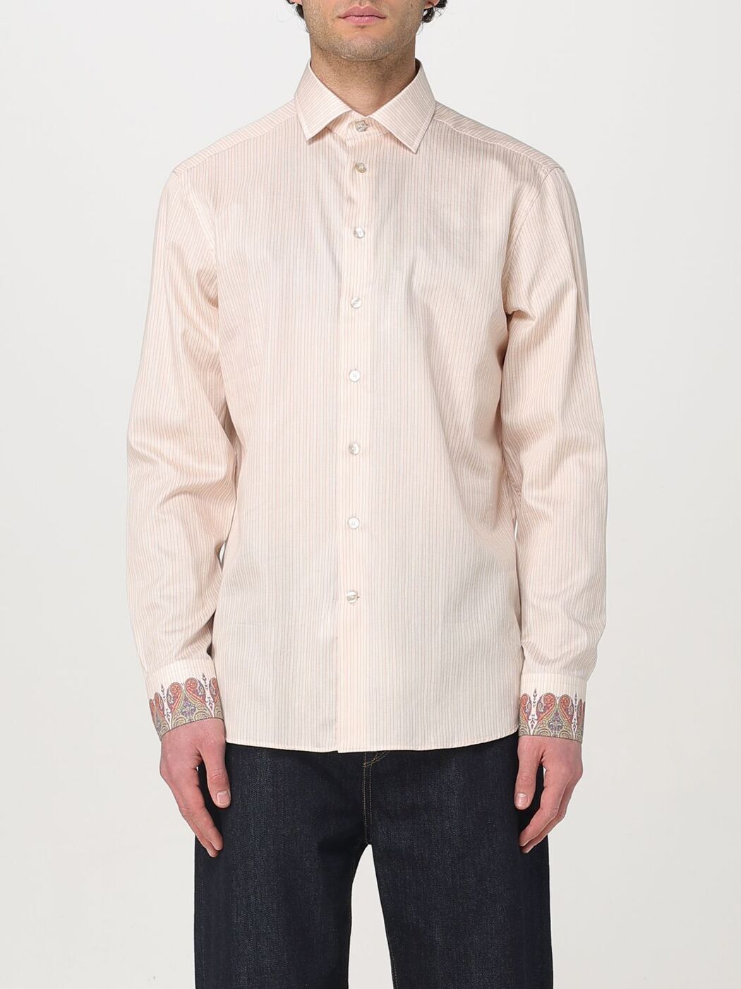 ȥ ETRO   Shirts MRIB000199SP4A3 Yellow Cream  ̵ åԥ̵ 2...